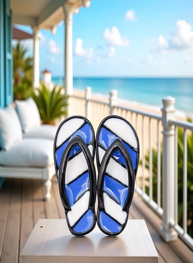 Sluswallow Blue 1/12 Miniature Beach Flip Flops Dollhouse Decoration Accessories, Dollhouse Decor, Dollhouse Accessories, Ornamental - Image 5
